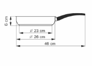 KOLIMAX Pánev FLONAX STANDARD, 
průměr 26 cm