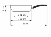 KOLIMAX Pánev FLONAX COMFORT, 
průměr 22 cm