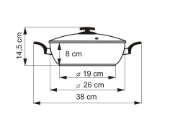 KOLIMAX Pánev FLONAX COMFORT, 
průměr 26cm